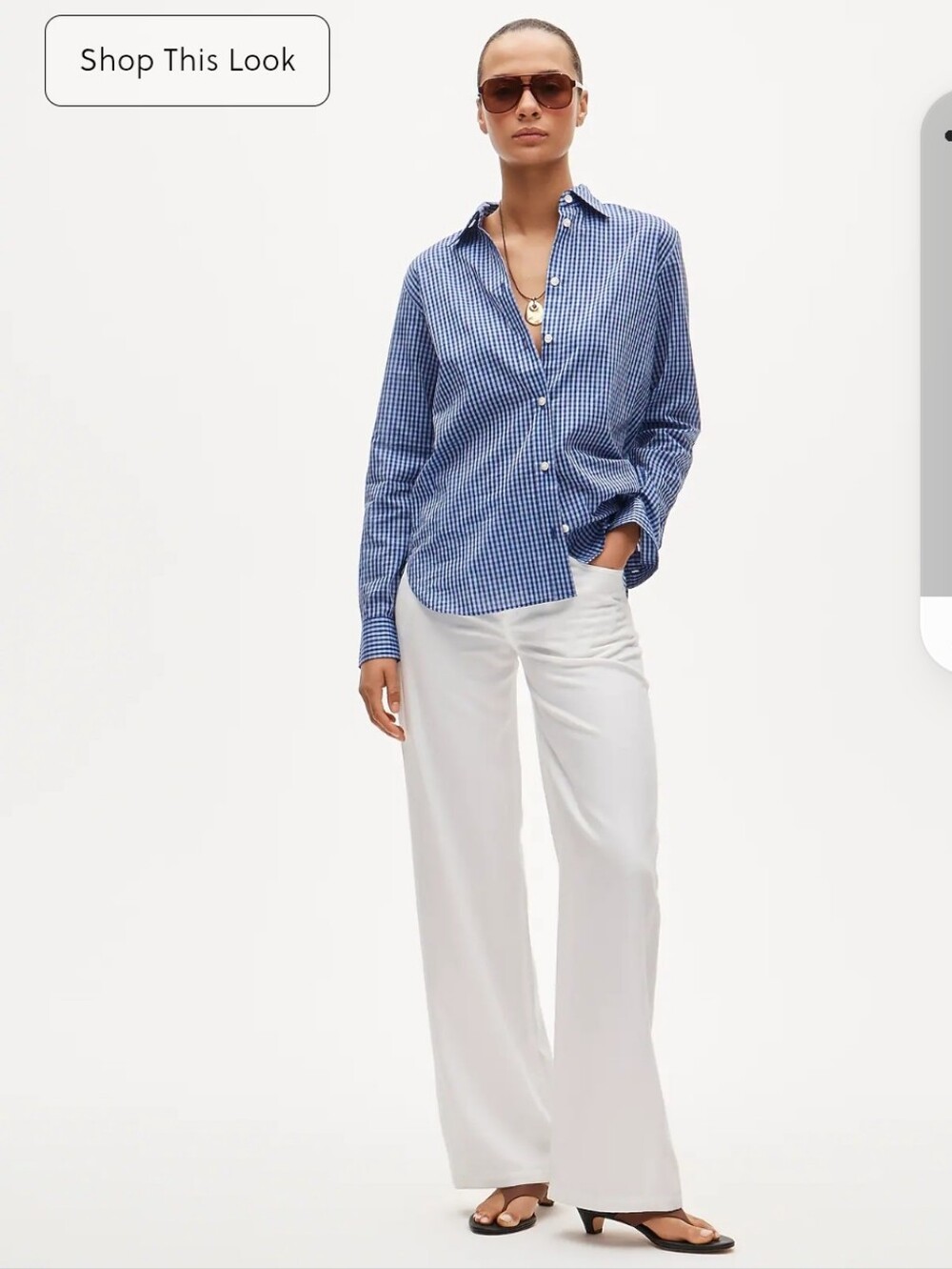 J Crew Organic Cotton Slim Untucked Button Down Shirt Gingham.